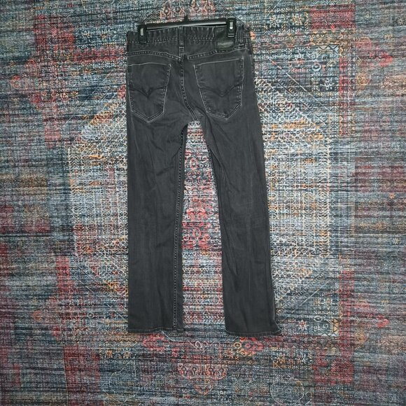 Guess mens charcoal distressed Desmond Relaxed straight jeans 30x30 EUC - Picture 2 of 8